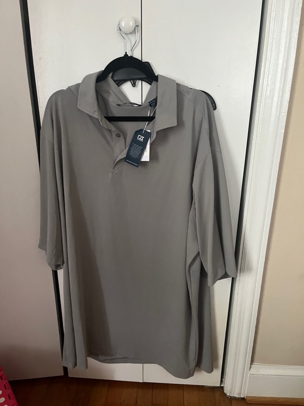 Cutter & Buck Men's Polo Shirt - Gray 4xlt